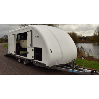 Woodford RL 6000 - Lukket trailer - 3.500 kg - Bred model - 2 aksler